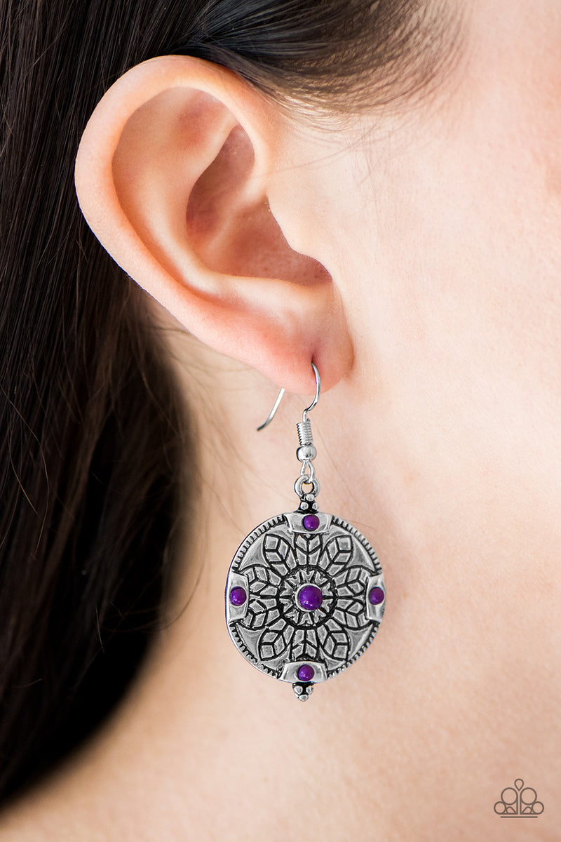 Second Spring ~ Purple Earrings