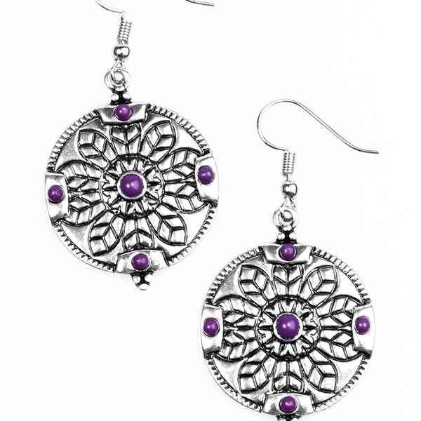 Second Spring ~ Purple Earrings