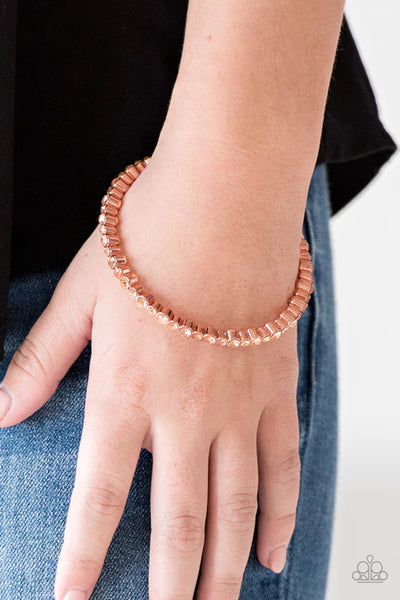 Seven Figure Fabulous ~ Copper Bracelet