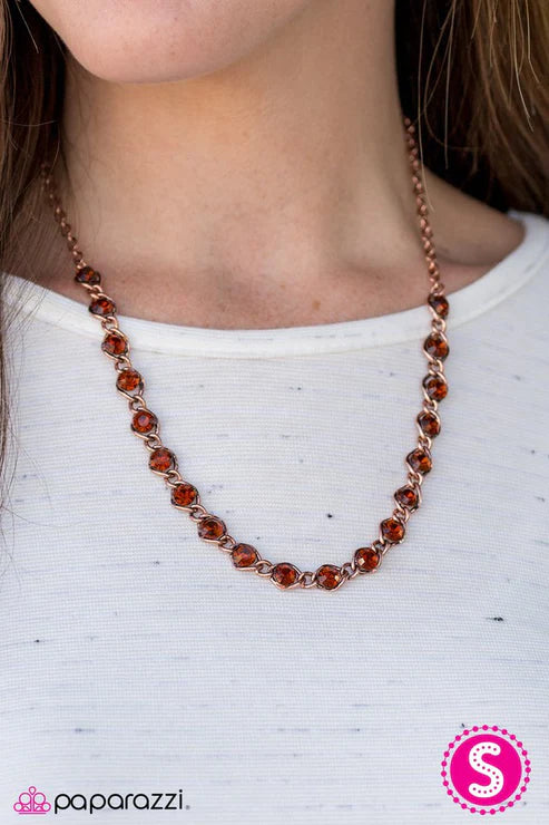 She's A Glam Eater ~ Copper Necklace