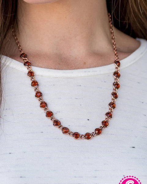 She's A Glam Eater ~ Copper Necklace