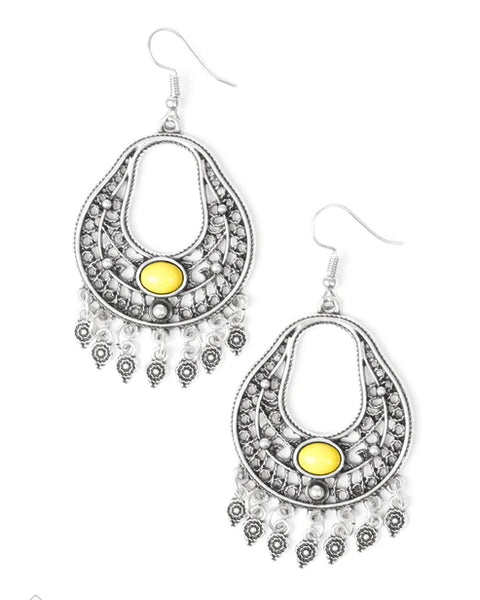 Shoreside Social ~ Yellow Earrings