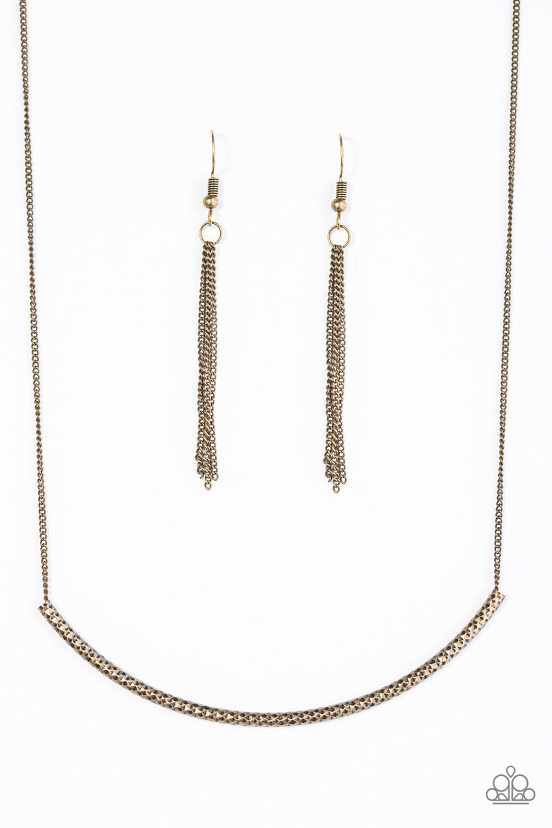 Slaying The Shimmer ~ Brass Necklace