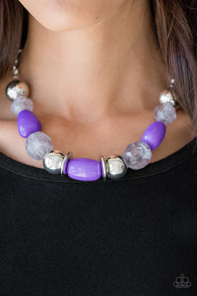 South Shore Sensation ~ Purple Necklace