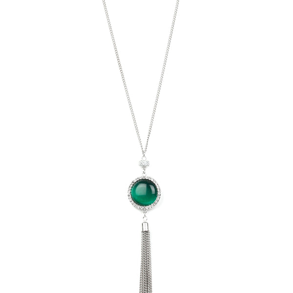 Sparkling Spectacle ~ Green Necklace