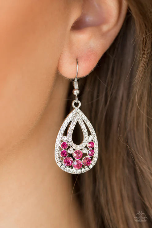 Sparkling Stardom ~ Pink Earrings