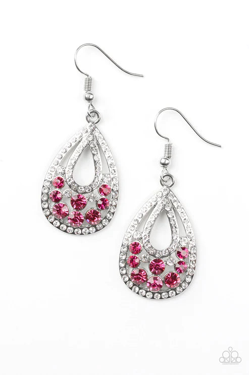 Sparkling Stardom ~ Pink Earrings