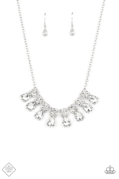 Sparkly Ever After ~ White Necklace