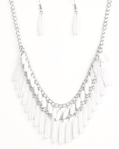 Speak Of The DIVA ~ White Necklace