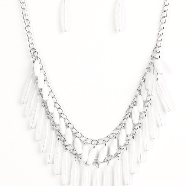 Speak Of The DIVA ~ White Necklace