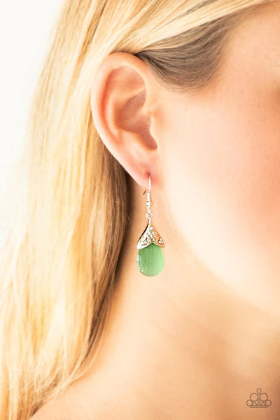 Spring Dew ~ Green Earrings