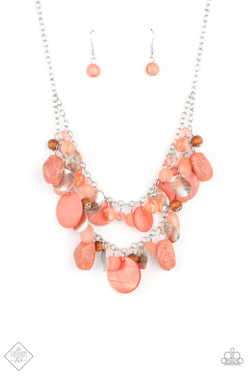 Spring Goddess ~ Orange Necklace