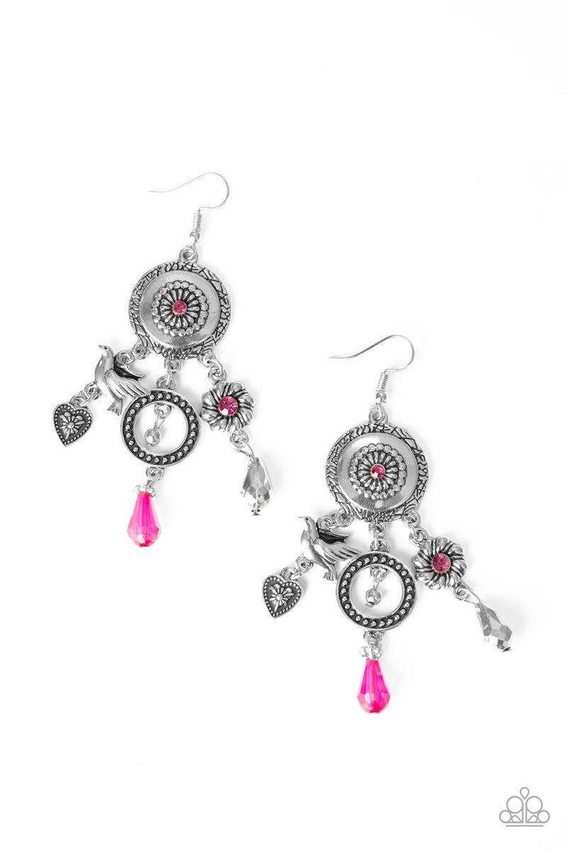 Springtime Essence ~ Pink Earrings