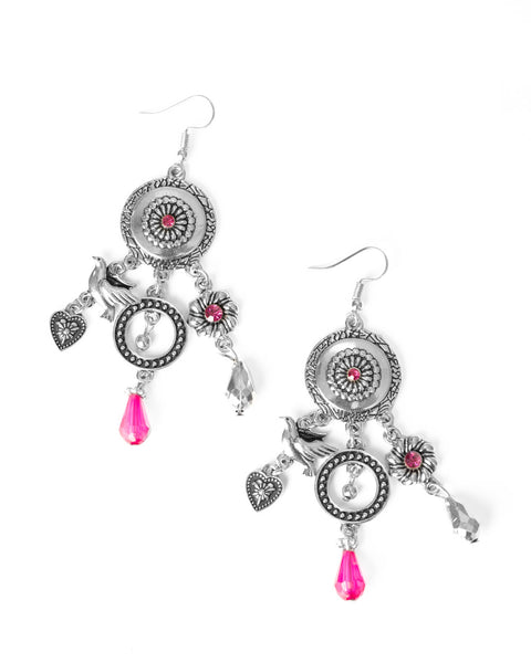 Springtime Essence ~ Pink Earrings