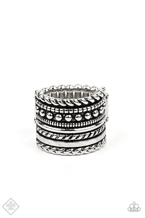 Stacked Odds ~ Silver Ring