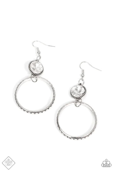 Standalone Sparkle ~ White Earrings