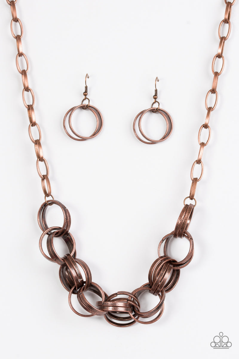 Statement Made ~ Copper Necklace