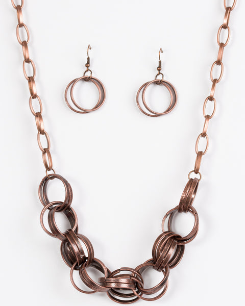 Statement Made ~ Copper Necklace