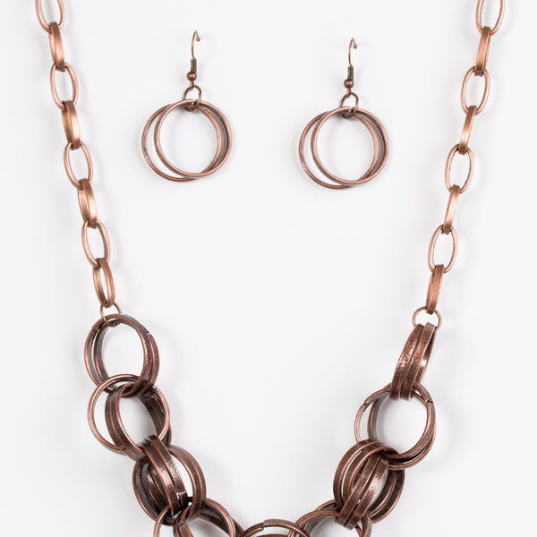 Statement Made ~ Copper Necklace