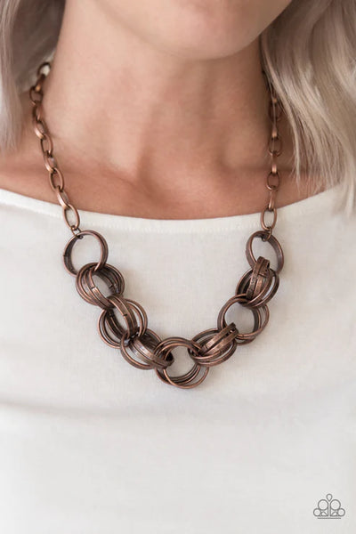 Statement Made ~ Copper Necklace