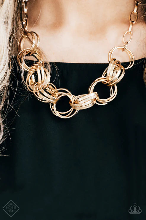 Statement Made ~ Gold Necklace