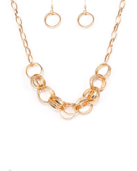 Statement Made ~ Gold Necklace