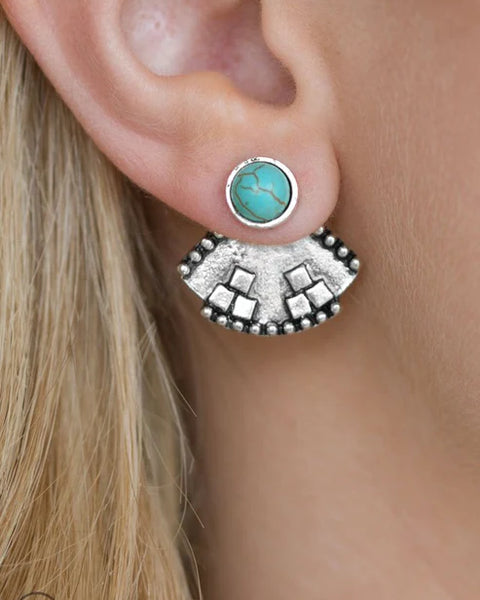 Stylishly Santa Fe ~ Blue Earrings