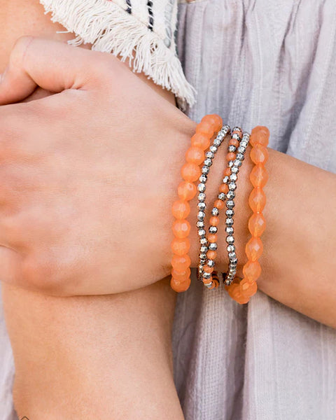 Sugary Sweet ~ Orange Bracelet