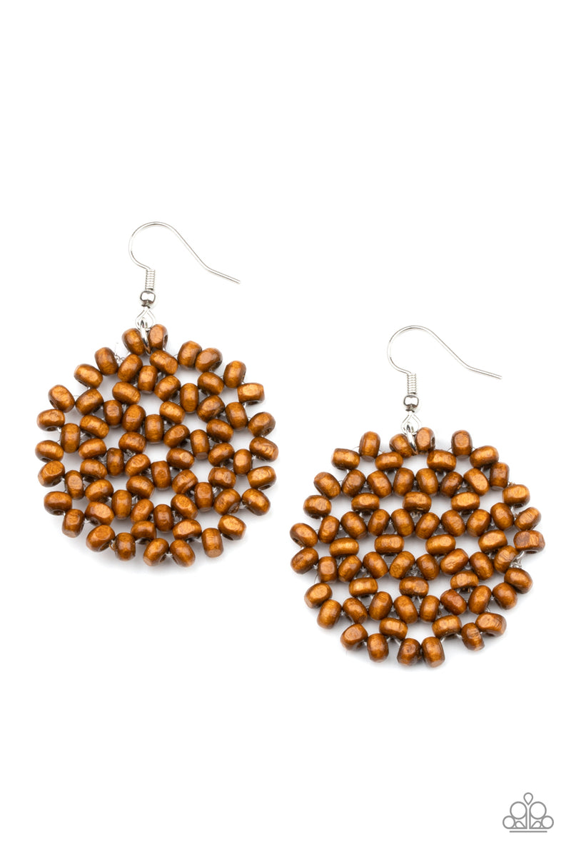 Summer Escapade ~ Brown Earrings