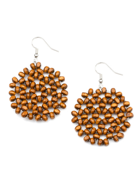 Summer Escapade ~ Brown Earrings
