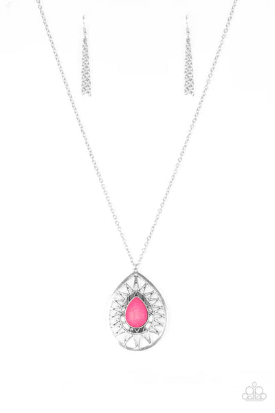 Summer Sunbeam ~ Pink Necklace