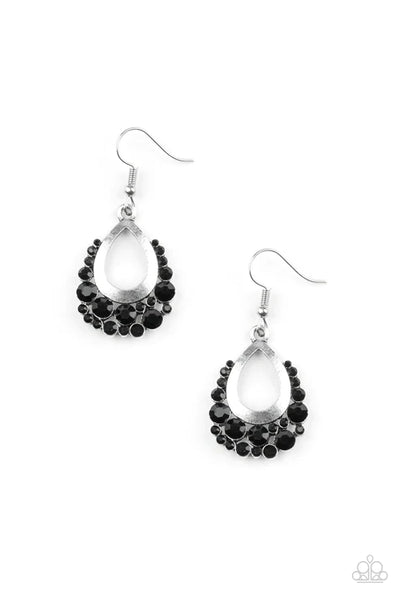 Table For Two ~ Black Earrings