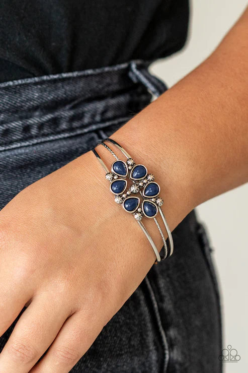 Taj Mahal Meadow ~ Blue Bracelet