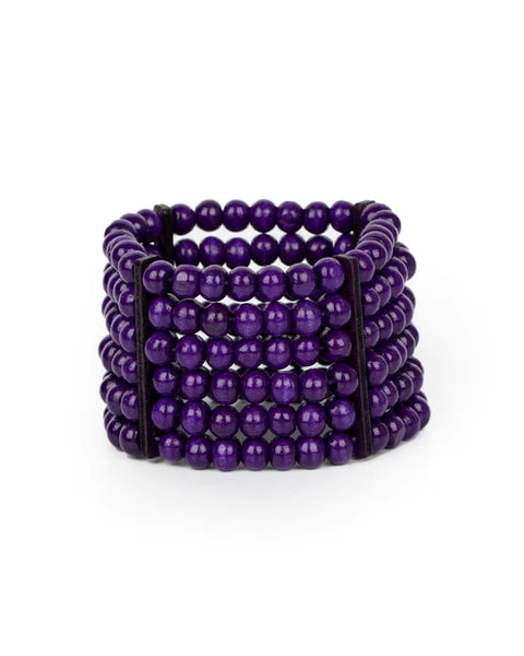 Tanning In Tanzania ~ Purple Bracelet