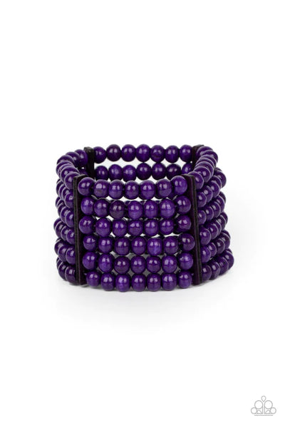 Tanning In Tanzania ~ Purple Bracelet