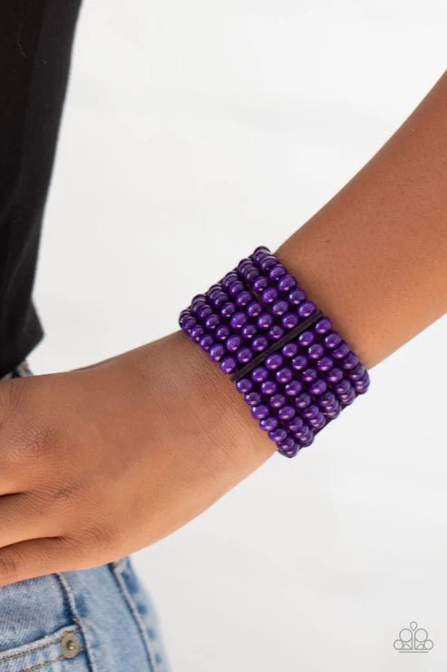 Tanning In Tanzania ~ Purple Bracelet