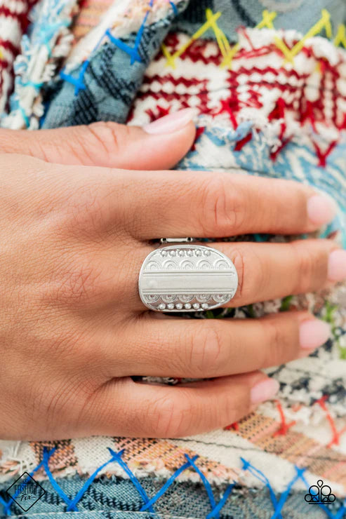 Teeming With Texture ~ Silver Ring