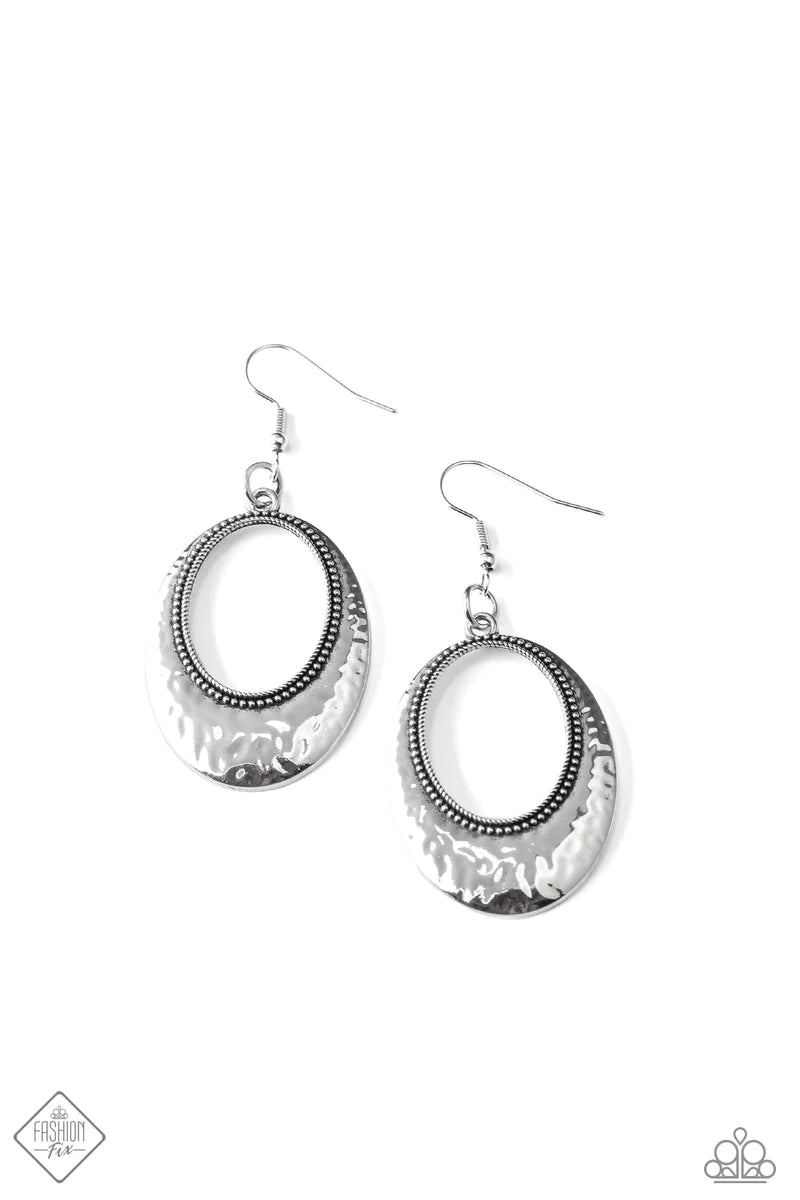 Tempest Texture ~ Silver Earrings