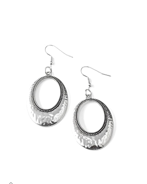 Tempest Texture ~ Silver Earrings