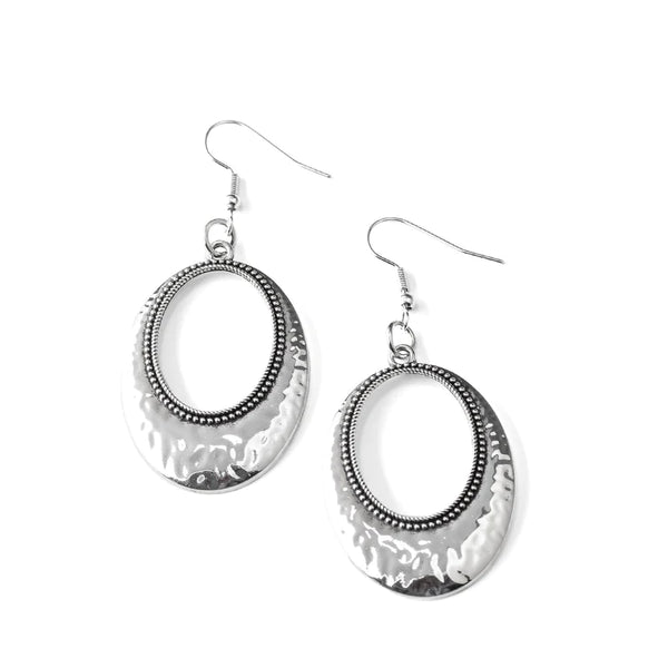 Tempest Texture ~ Silver Earrings