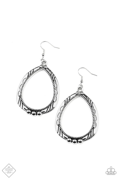 Terra Topography ~ Silver Earrings