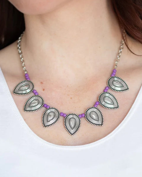 Terra Trailblazer ~ Purple Necklace