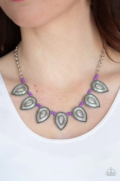 Terra Trailblazer ~ Purple Necklace