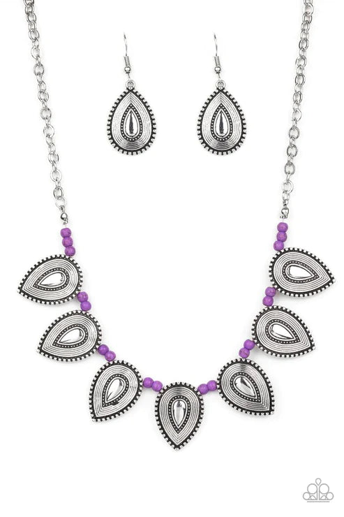 Terra Trailblazer ~ Purple Necklace