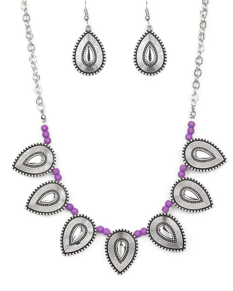 Terra Trailblazer ~ Purple Necklace