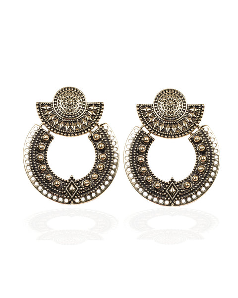 Texture Takeover ~ Brass Earrings