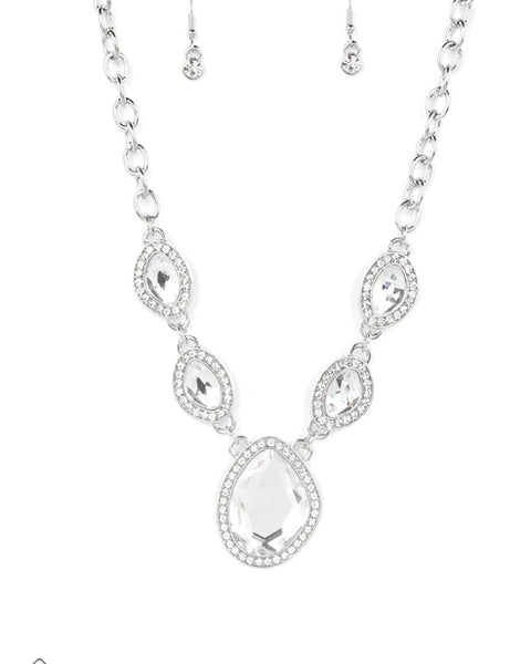 The Upper Echelon ~ White Necklace