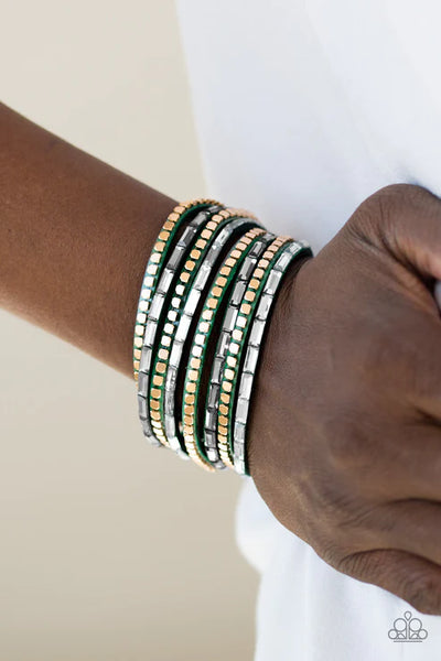 This Time With Attitude ~ Green Urban Bracelet