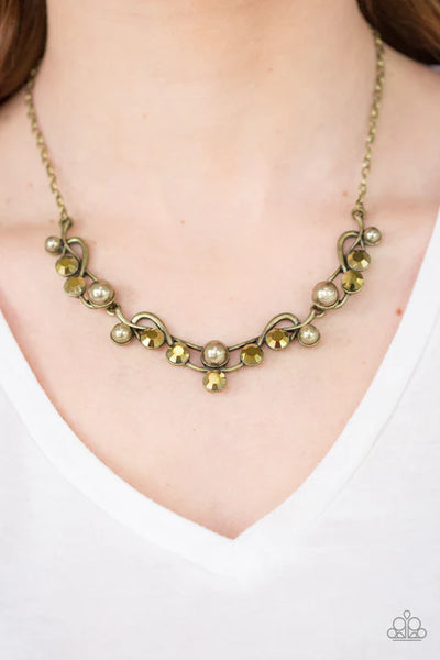 Tie The Knot ~ Brass Necklace