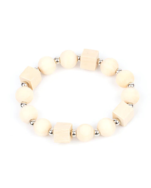 Timber Trendsetter ~ White Bracelet